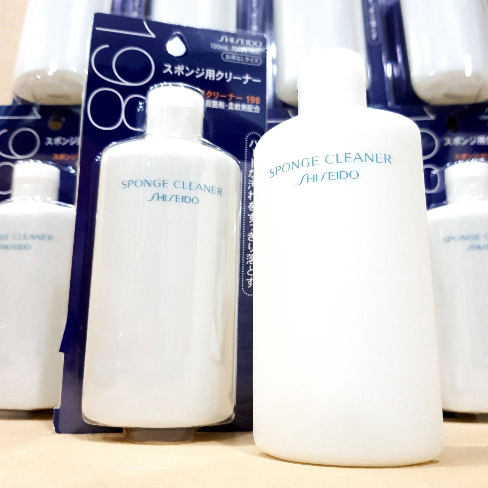 น้ำยาล้างฟองน้ำ/แปรงและอุปกรณ์แต่งหน้า SHISEIDO Sponge Cleaner 120 ml