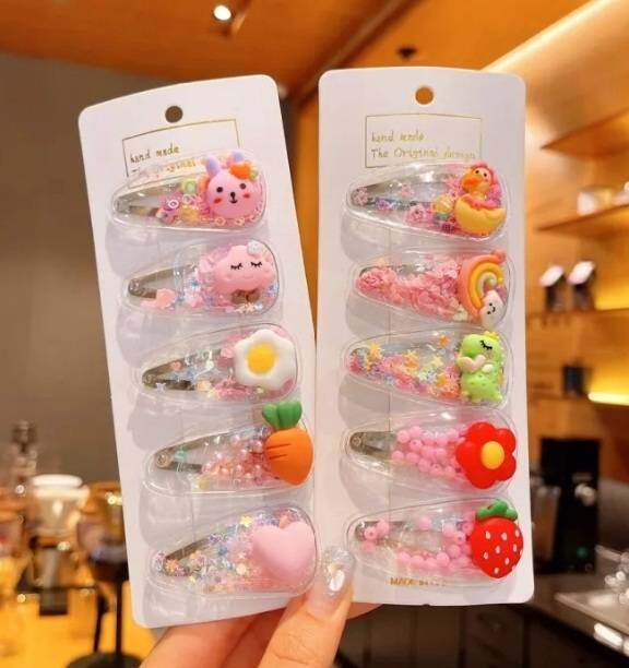 💗มาหยากิ๊ฟช้อป💗 กิ๊บติดผม 5 ชิ้น กิ๊บน่ารัก สีสันสดใส สำหรับเด็ก และสุภาพสตรี ทั่วไป