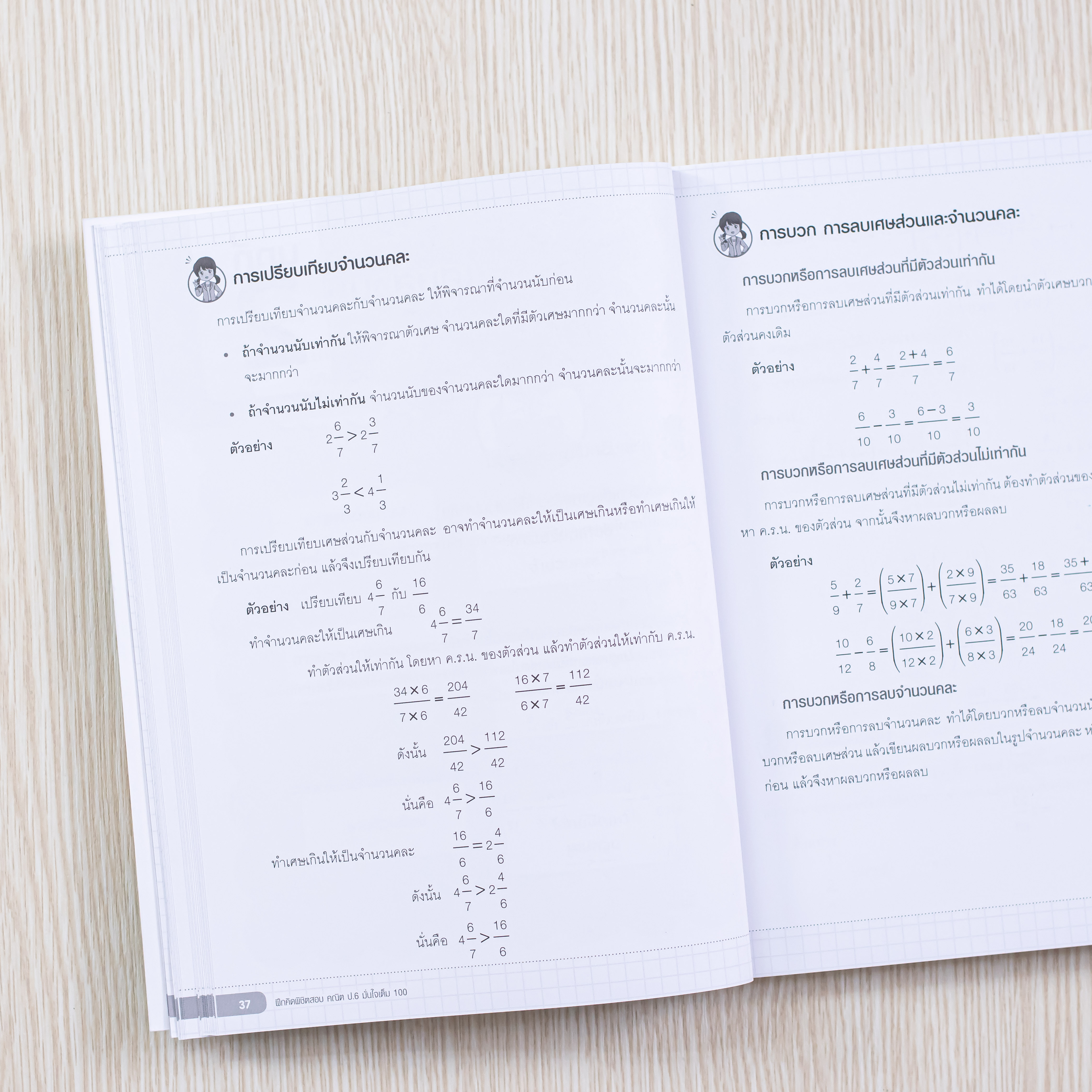 Infopress (อินโฟเพรส) หนังสือ ฝึกคิดพิชิตสอบ คณิต ป.6 มั่นใจเต็ม 100 - 09436