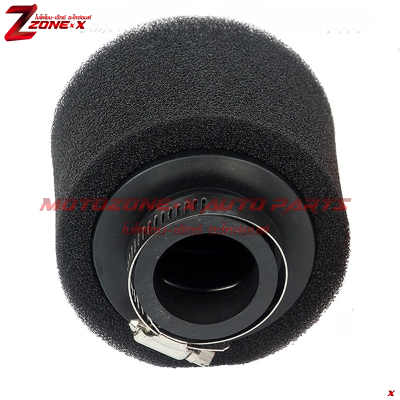 กรองอากาศ ฟองน้ำกรองอากาศ สีดำ universal fits for most motorcycle air filter with 35/38/40/42/45/48mm engine inlet. MOTOZONE-X(โมโตโซน-เอ็กซ์) อะไหล่/Part