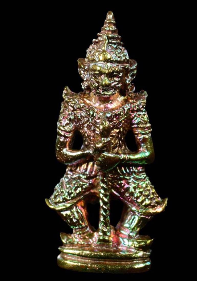 ท้าวเวสสุวรรณ เศรษฐีหนุนดวง ชุดเนื้อชนวนกรรมการพิมพ์ 2หน้า (หลวงพ่อหนุน สุวิชโย) วัดพุทธโมกพลาราม จ.สกลนคร ปี 2560 (ศิษย์เอกหลวงพ่อฤาษีลิงดำ วัดท่าซุง สายอีสาน ผู้ค้นพบวิชา พุทโธระเบิด อันลือลั่น)