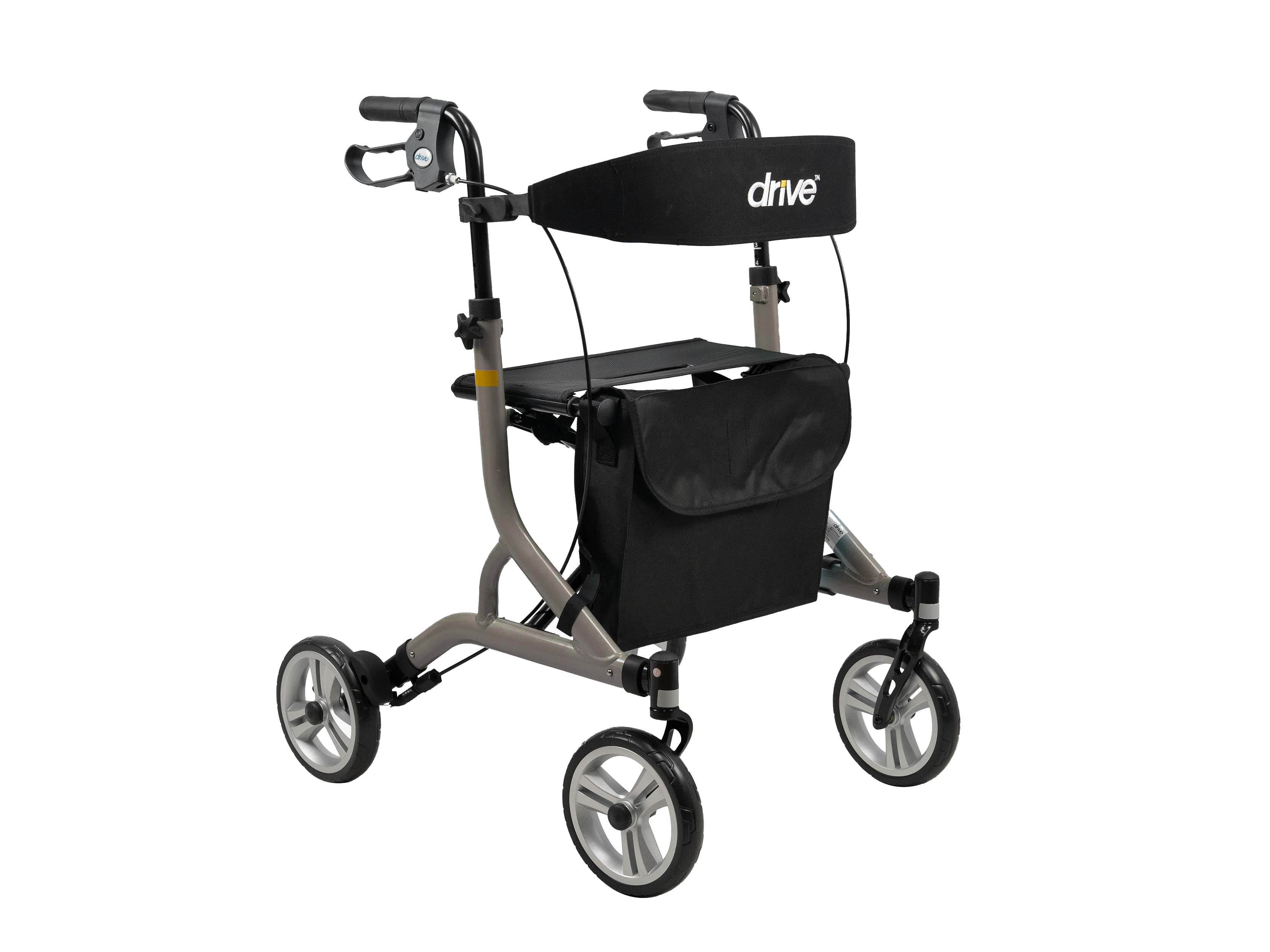 รุ่นใหม่ Nitro SL Rollator แบรนด์ Drive Medical (Debilbiss) วอล์คเกอร์ 4 ล้อ อุปกรณ์ช่วยพยุงเดิน อุปกรณ์ฝึกเดิน รับประกัน 2 ปี
