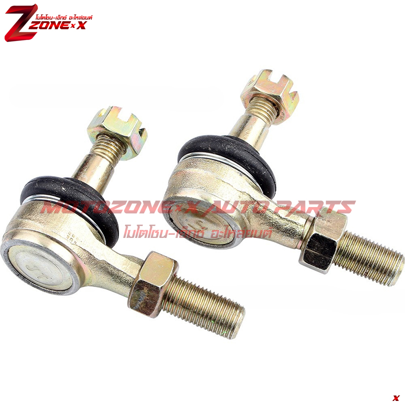 ลูกหมากคันชักเกลียว 1คู่ M10*M12 ATV tie rod ball joint For ATV Go Kart Dune Buggy 150cc 250cc Quad Dirt Bike ZONE-X(โซน-เอ็กซ์) อะไหล่ Part