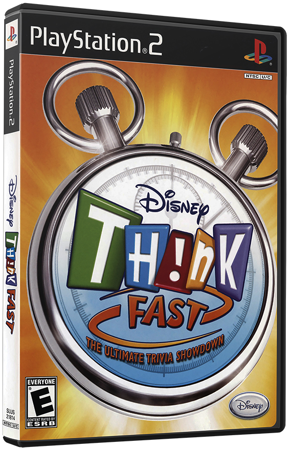 แผ่นเกมส์ PS2 : Disney TH!NK Fast