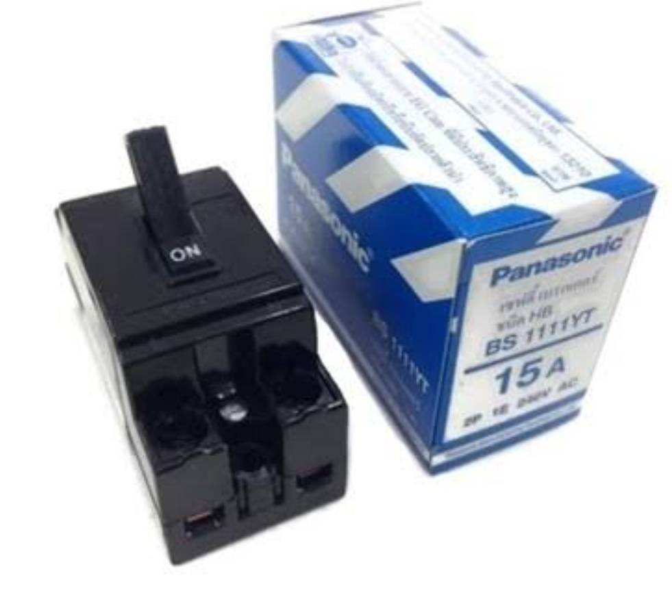 เบรกเกอร์ 2 สาย 10A 15A 20A 30A 40A PANASONIC (1 ตัว)