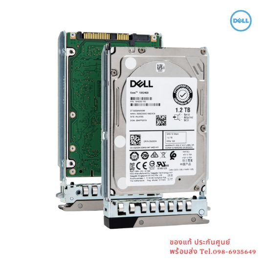 Harddisk Server Dell 1.2TB 10K SAS12 Gbps 2.5" ลดราคา สำหรับ Dell T430 T630 R330 R430 R630 R730