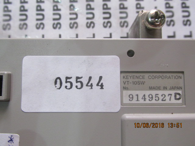 LCD TOUCH SCREEN " KEYENCE " MODEL : VT-10SW