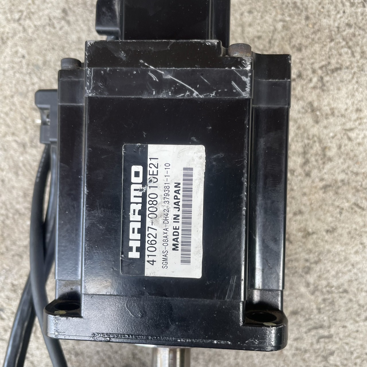 SERVO MOTOR " HARMO " MODEL : SGMAS-08AXA-DH42