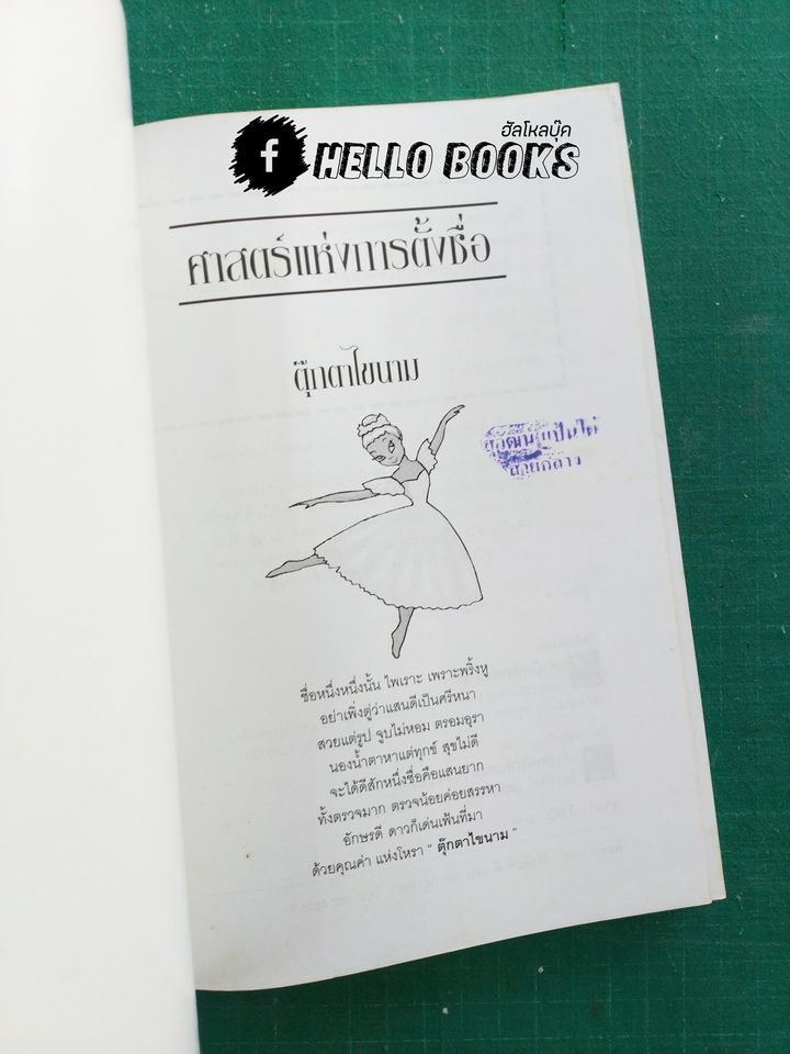 ศาสตร์แห่งการตั้งชื่อ ตุ๊กตาไขนาม