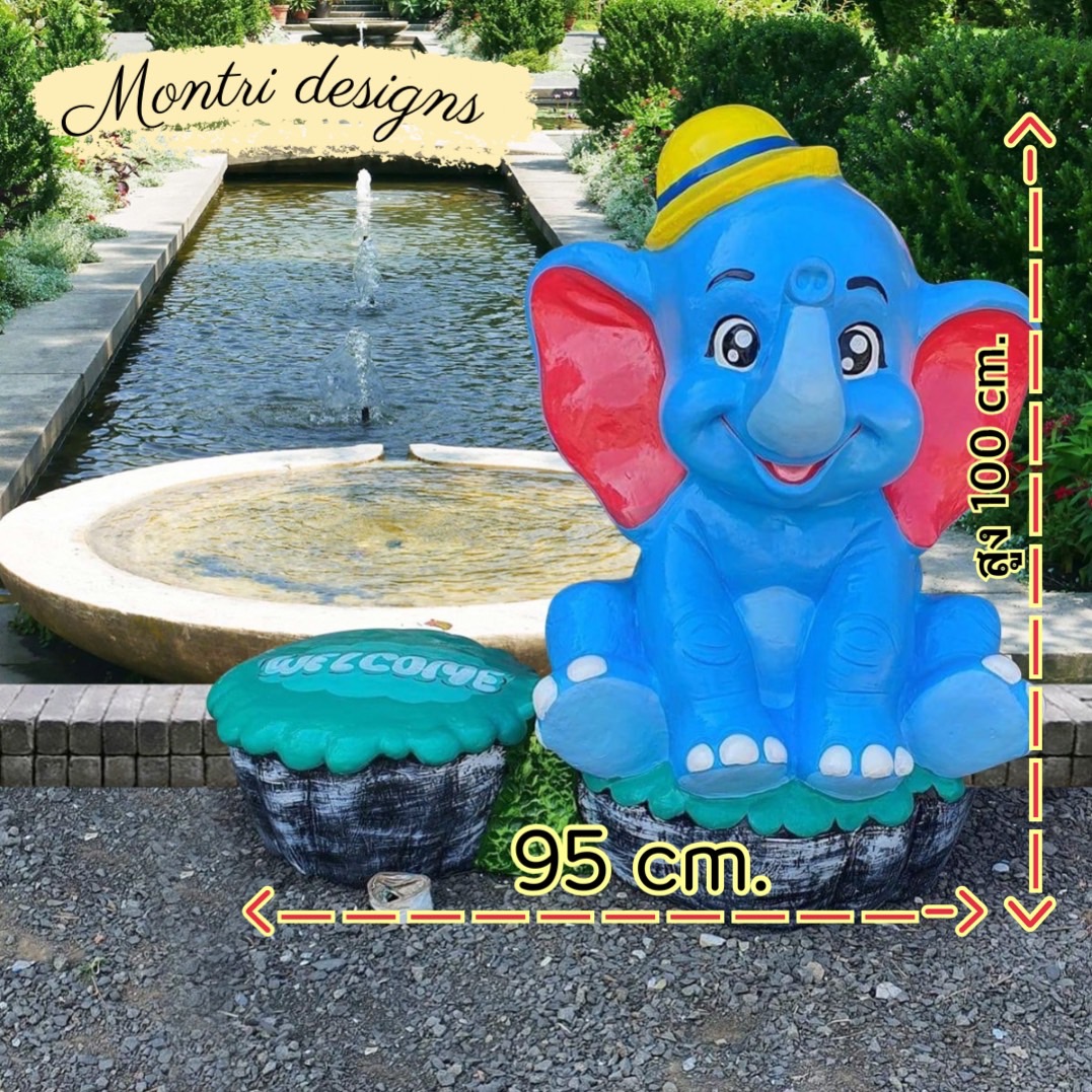 ตุ๊กตาแต่งสวน ยกสวนสัตว์เปิดเขาเขียวมาไว้ที่นี่ สวยครบจบที่เดียว