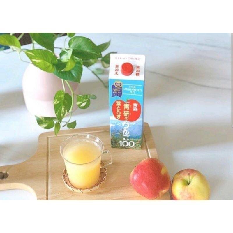 **ลอตใหม่** น้ำแอปเปิ้ล Apple Juice จาก Aomori ขนาด 1 ลิตร