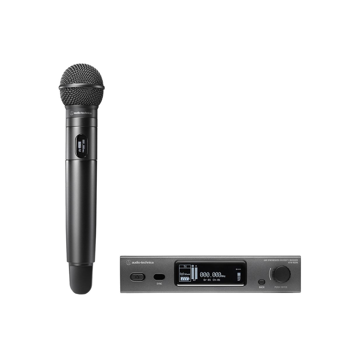 Audio technica ATW-3212/C510 ชุดไมค์ลอยมือถือเดี่ยวย่าน UHF คลื่นความถี่ 748-758 MHz และ 803-806 MHz