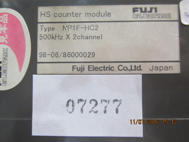 PLC " FUJI " MODEL : NP1F-HC2