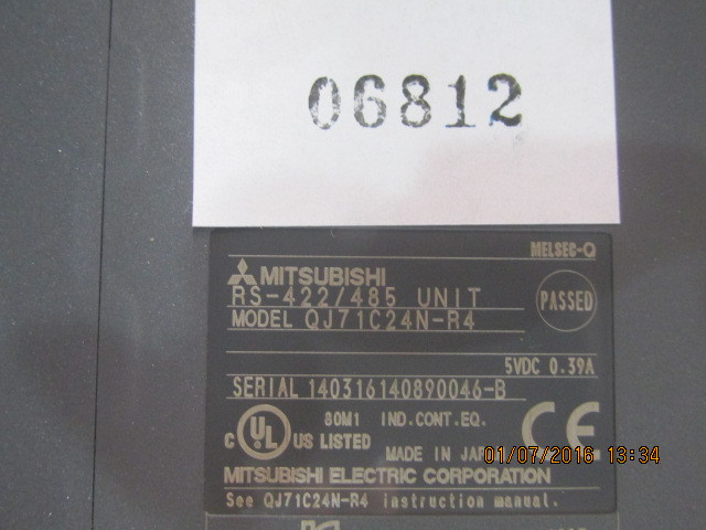 PLC " MITSUBISHI " MODEL : QJ71C24N-R4