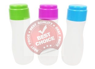 P08759 ขวดน้ำทรงโค้ง ดีไซน์ใหม่ สีหวาน (8*8*24 ซม.) No.210 (ราคาส่งต่อ 1โหล: 12 ใบ/108 บ ต่อโหล)