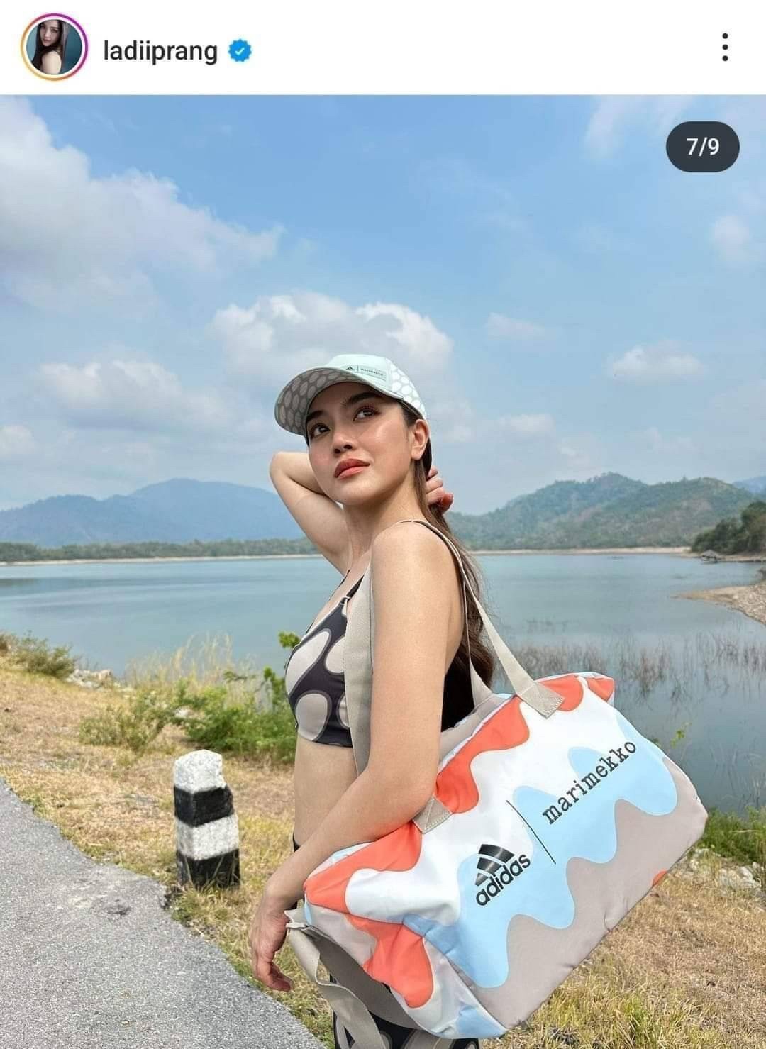 Adidas x marimekko shopper bag euw21 ออกแบบร่วมกันของ adidas และแบรนด์ marimekko