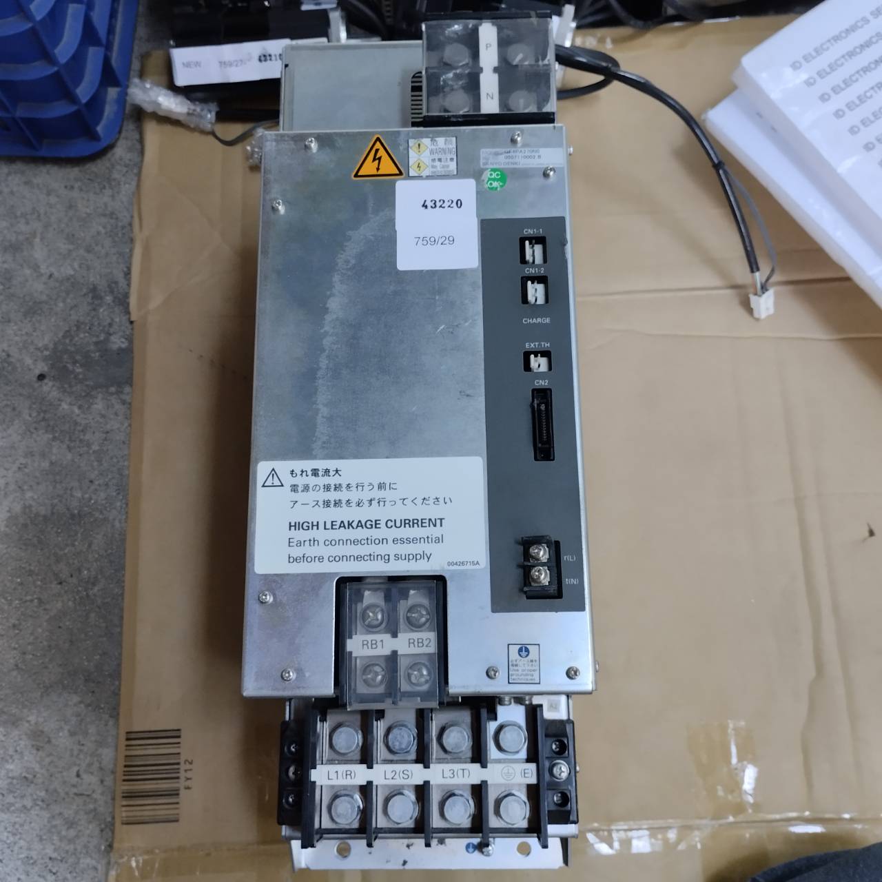SERVO DRIVE " SANYO DENKI " MODEL : QF1PA270N0