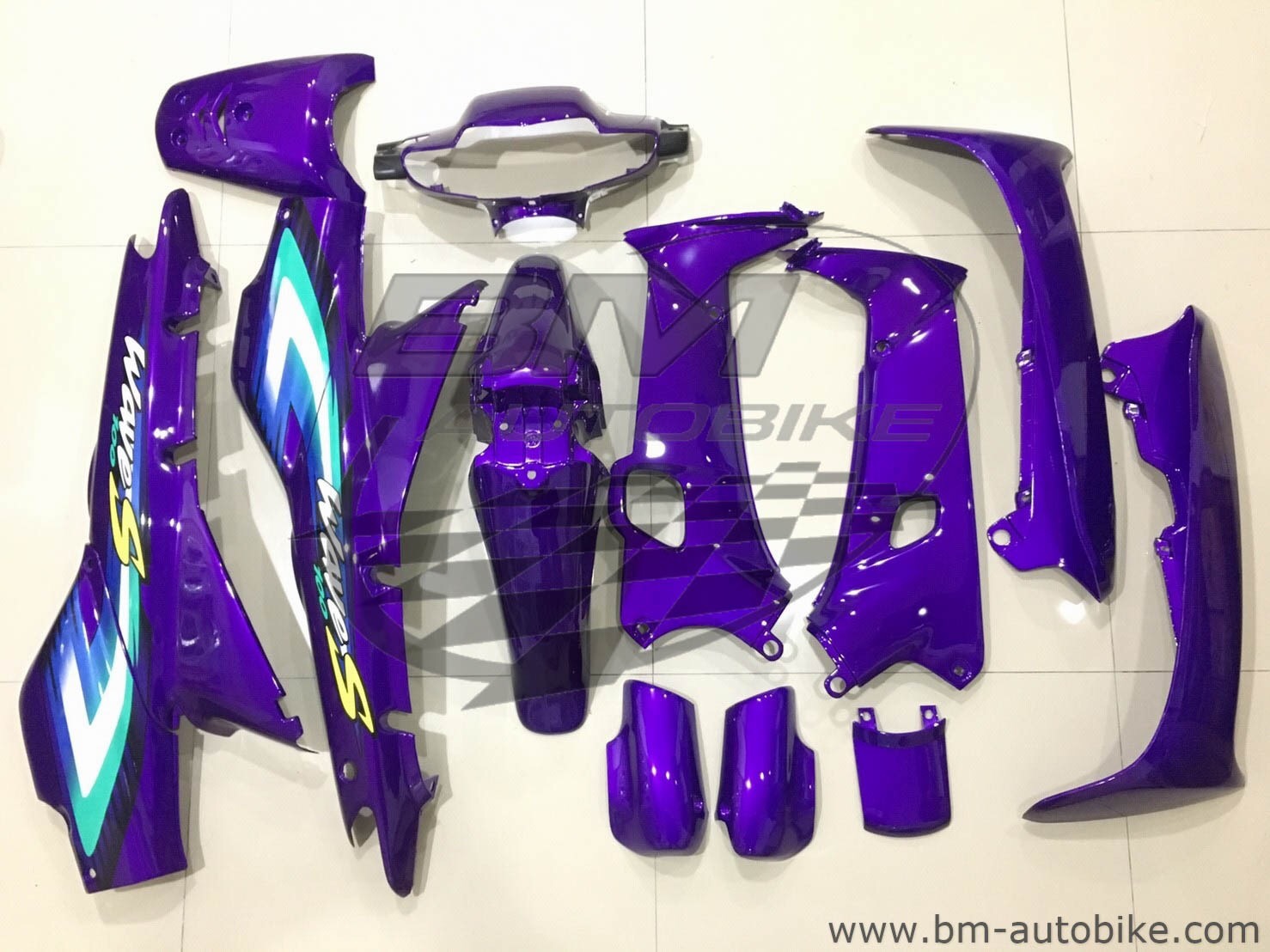 ชุดสี WAVE 100 110 ม่วง 4 กก.