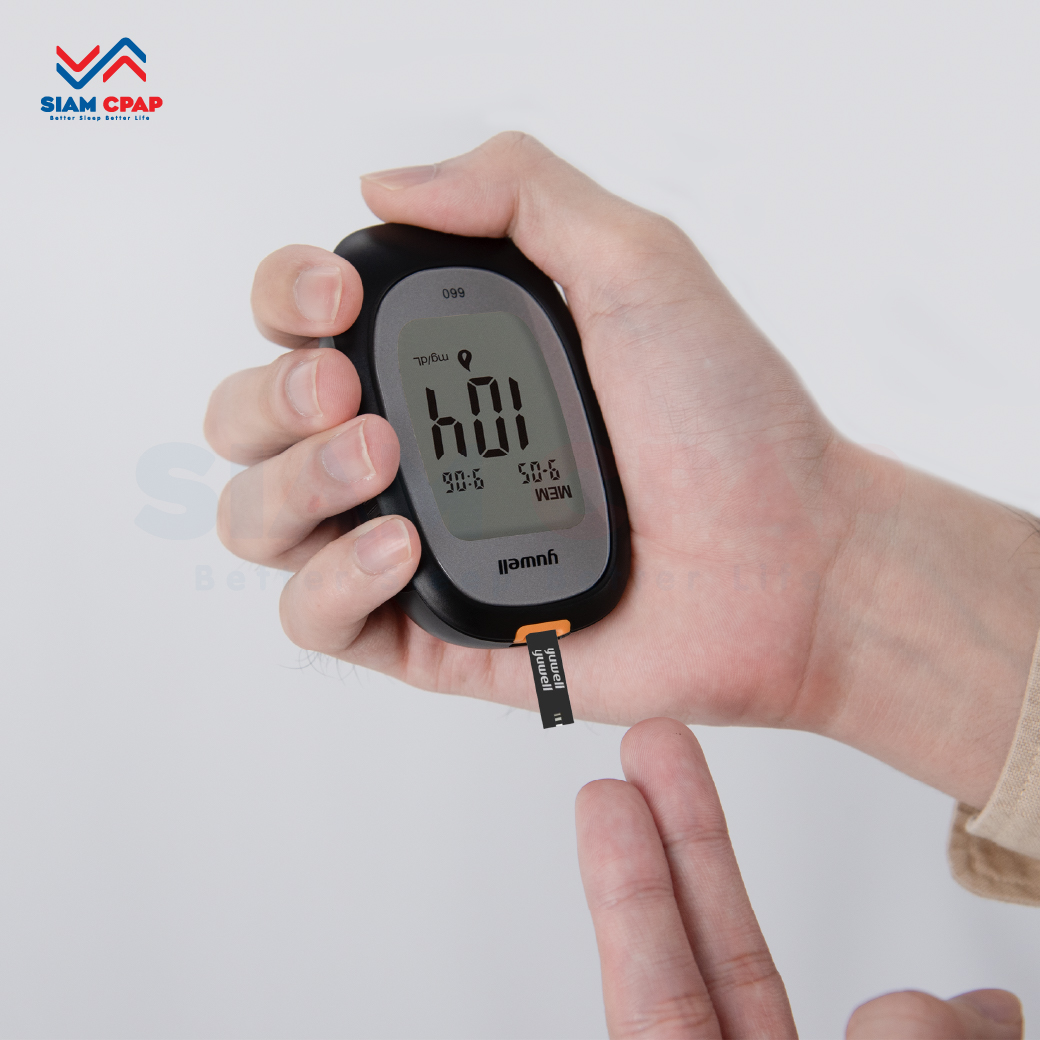 เครื่องตรวจวัดระดับน้ำตาลในเลือด YUWELL Blood Glucose Monitoring System รุ่น 660 ประศูนย์ไทยตลอดอายุการใช้งาน