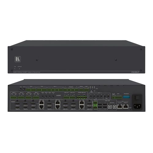 KRAMER VS-88UT All–in–One Presentation System with 8x8 4K60 4:2:0 HDMI/HDBaseT 2.0 Matrix Switching