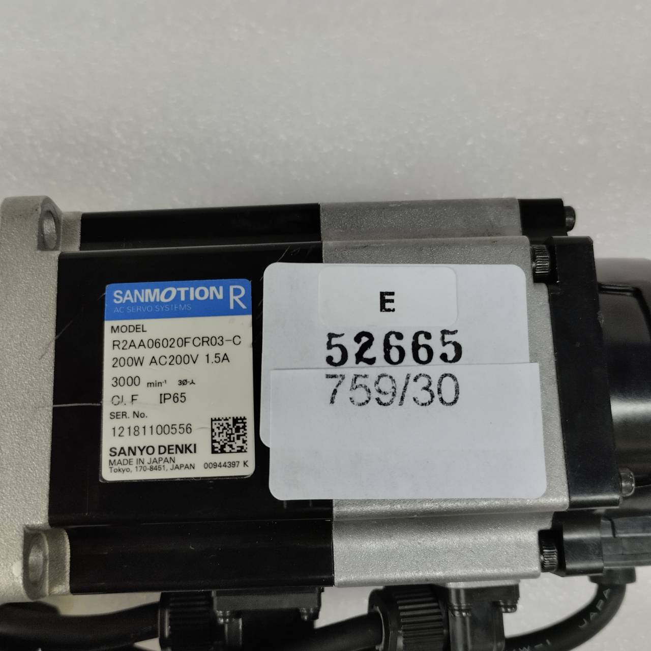 MOTOR R2AA06020FCR03-C "SANYO DENKI"