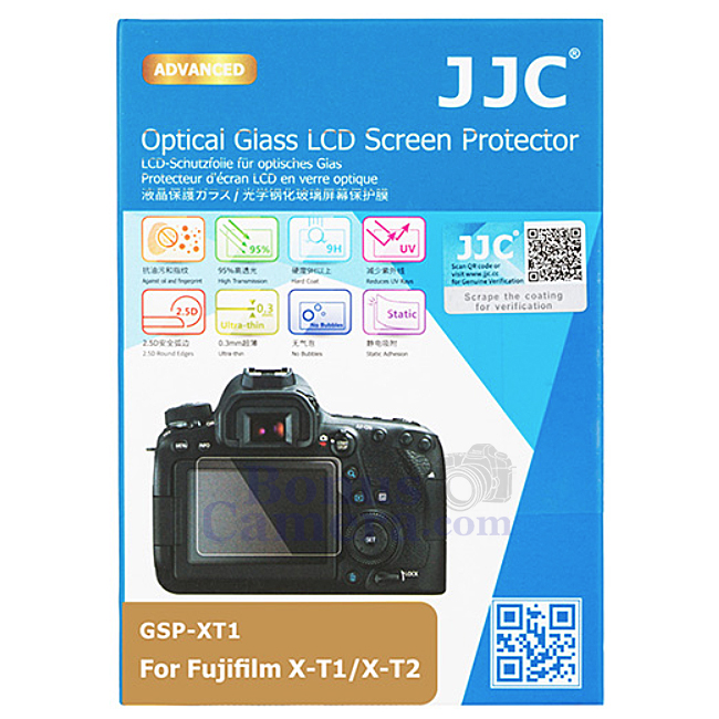 GSP-XT1 แผ่นกระจกกันรอยจอ LCD ฟูจิ X-T1,X-T2 FujiFilm LCD Screen Protector