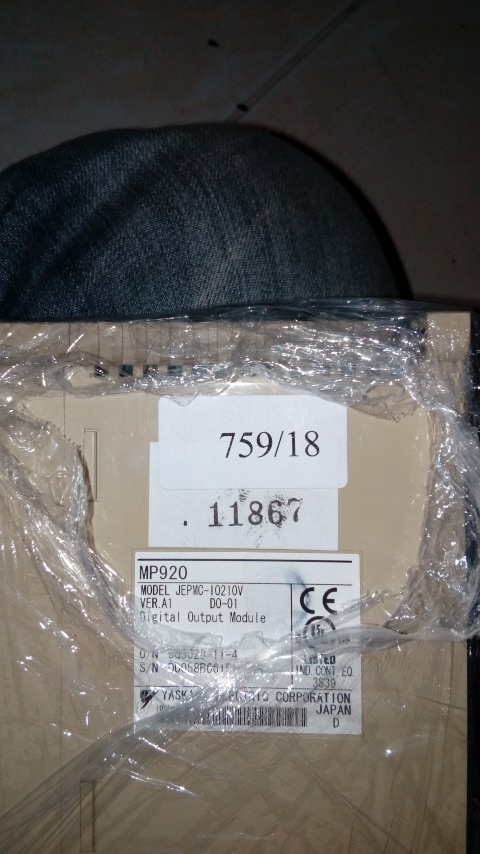 PLC " YASKAWA " MODEL : JEPMC-IO210V