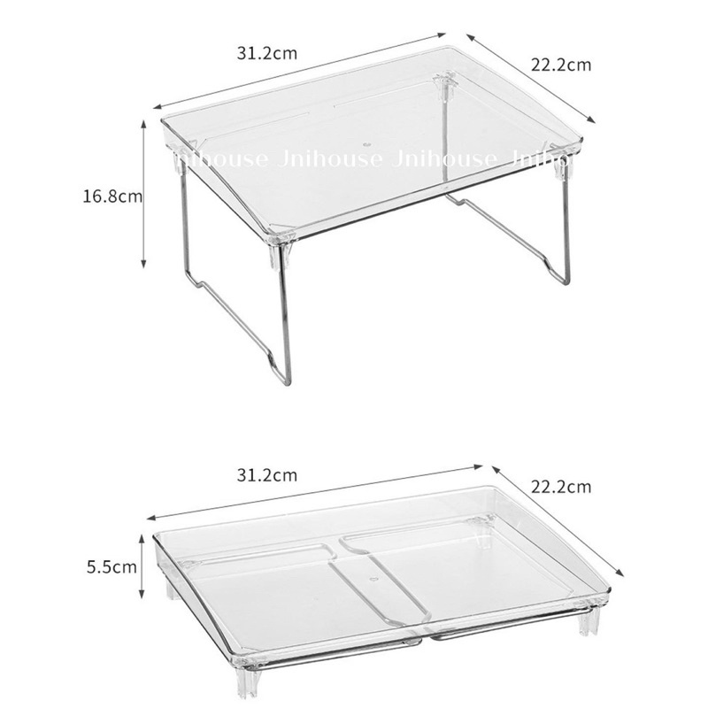 [พร้อมส่ง] Jnihouse : ชั้นพลาสติกใส ชั้นวางของแบบใส