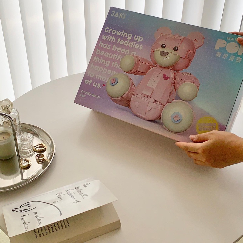 [พร้อมส่ง] Jnihouse : Teddy Bear Bricks ตัวต่อน้องหมีเทดดี้