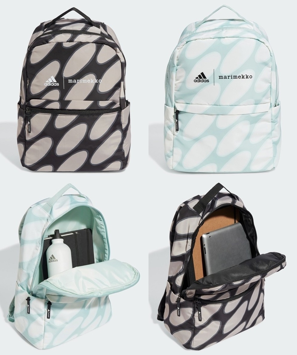 เป้ Adidas x marimekko bagpack EUW 2 สี multigreen สีเขียว / multiblack สีดำ