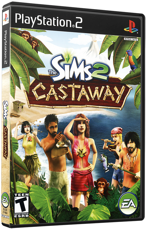 แผ่นเกมส์ PS2 : Sims 2, The - Castaway