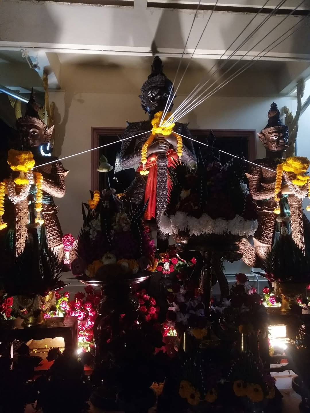 เหรียญท้าวเวสจำปี เนื้อชนวน วัดบ้านฟ่อน จ.เชียงใหม่ 2563