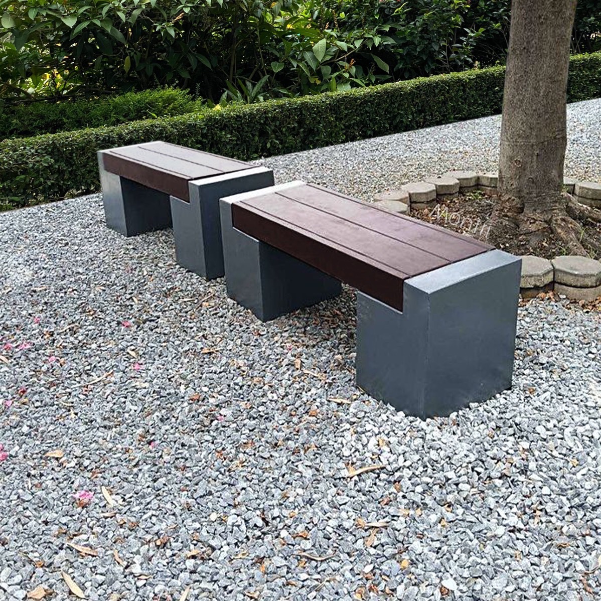 ม้านั่งสนามในสวน ทนทาน สำหรับทุกพื้นที่ ขนาดยาว 120 cm. นั่งได้ 2-3 คน