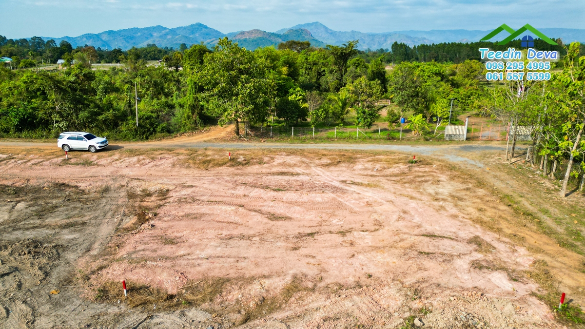 ที่ดินนครนายก วิวภูเขาสวยๆ เนื้อที่ 1-1-78 ไร่ ครุฑแดง อ.บ้านนา จ.นครนายก