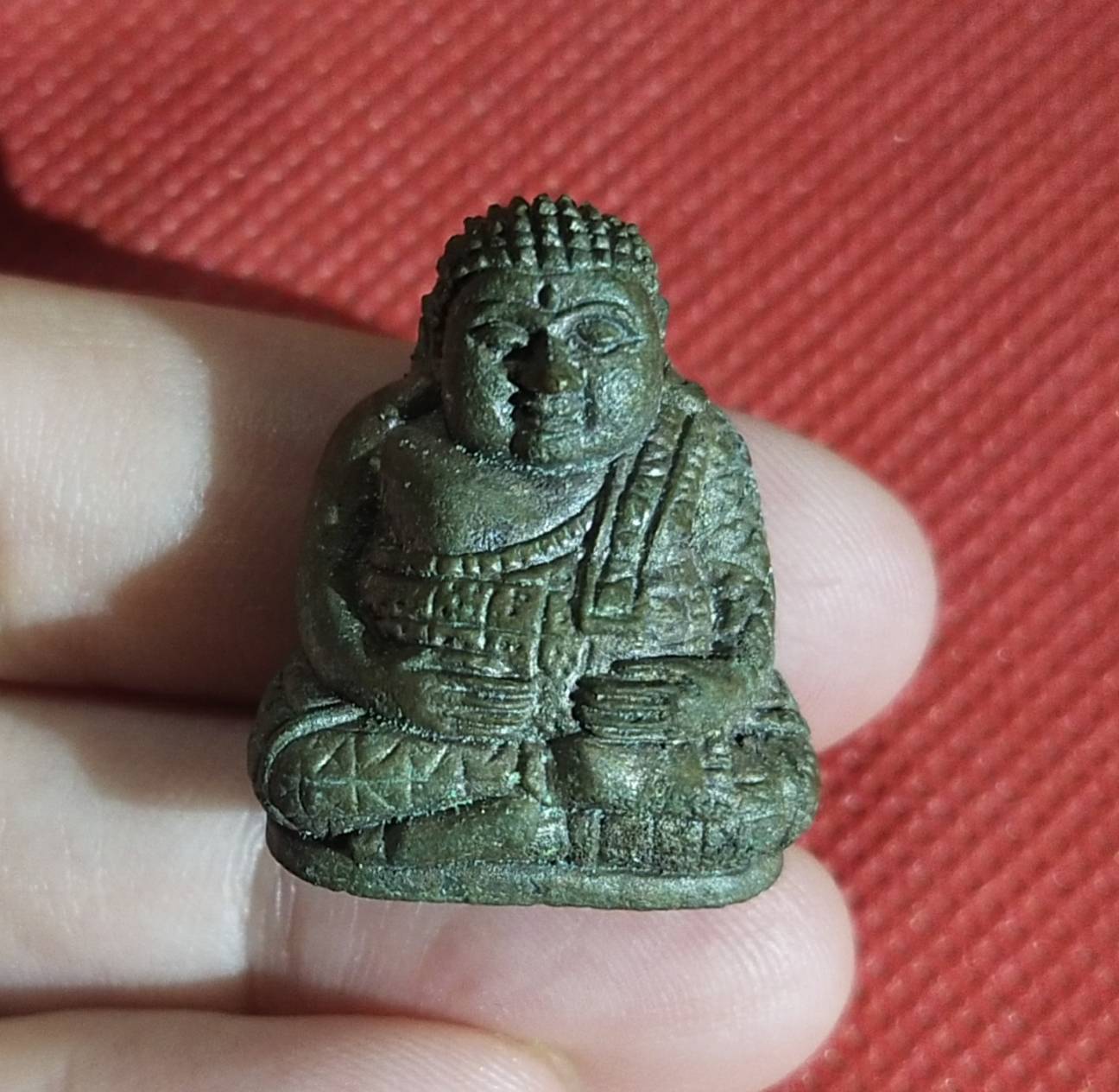 พระสังกัจจายน์ รุ่น๑ เลข7 (เนื้อดีบุก) หลวงปู่สิงห์โต จิตฺตธมฺโม สร้าง100องค์เท่านั้น