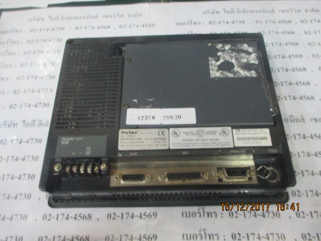 HMI " PROFACE " MODEL : GP477R-EG41-24VP