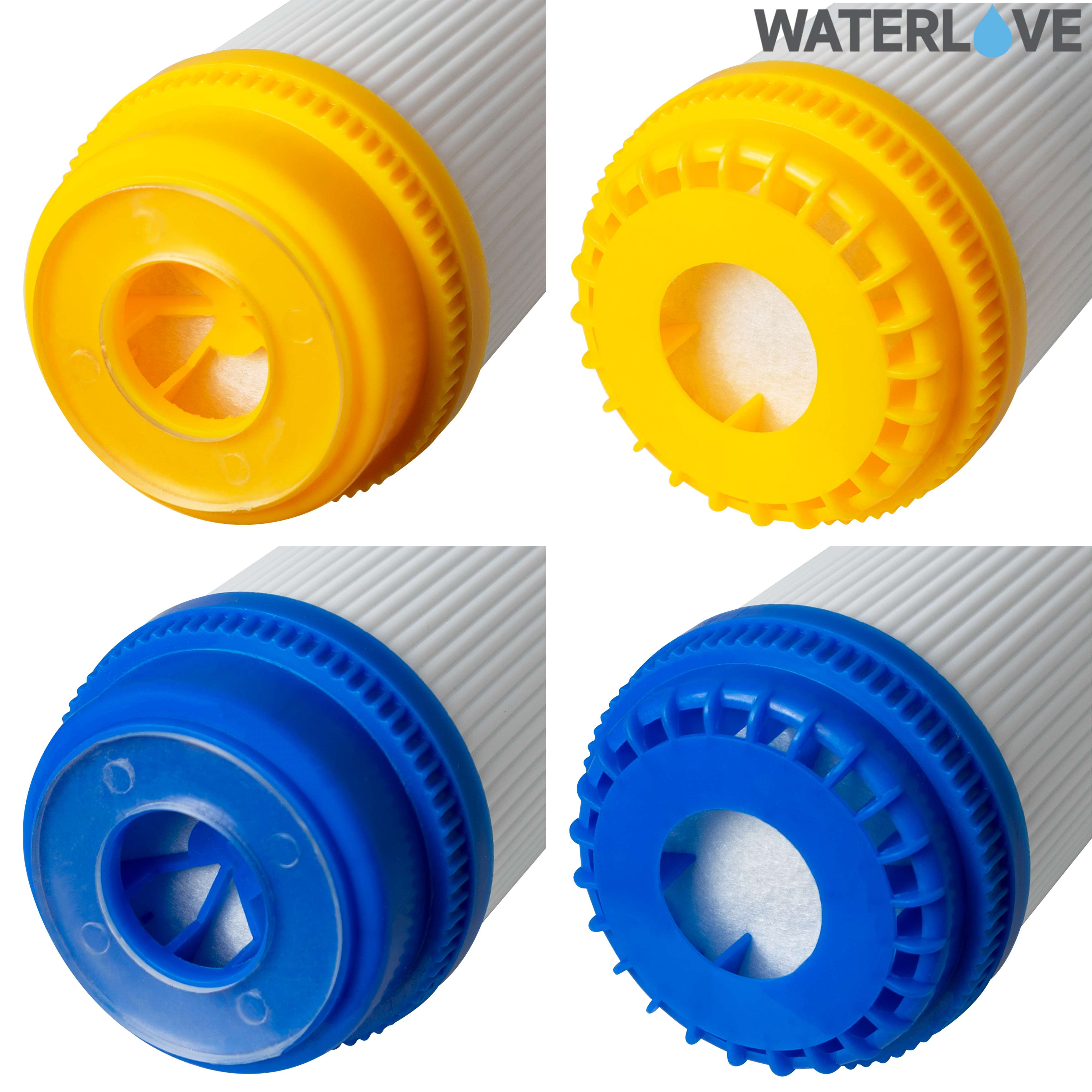 ชุดไส้กรองน้ำ 5 ขั้นตอน ขนาด 10" 2.5" (PP+CTO+Resin+UDF+Post Carbon) สำหรับบรรจุในกระบอกกรองน้ำเฮ้าส์ซิ่ง