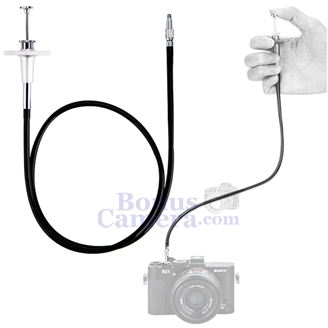 สายลั่นชัตเตอร์แบบเกลียว Sony RX1,RX1R,RX1R II,RX10,RX10 II,RX10 III,RX10 IV Threaded Cable Release