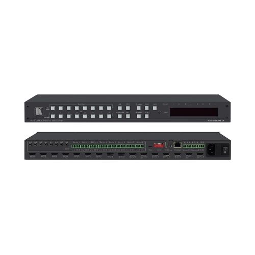 KRAMER VS-88UHDA 8x8 4K60 4:2:0 HDMI Matrix Switcher with Audio Embedding/De–embedding