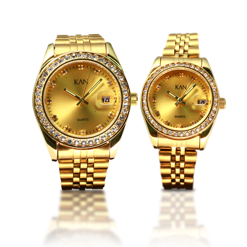 [ฟรี!เซ็ตของแถมมูลค่า3,550บ.] นาฬิกาข้อมือกันน้ำ KANWATCH รุ่น Luxury Gold24K หรูหราระดับพรีเมี่ยม [ไม่รวมถ่านนาฬิกา, QC สินค้าให้ก่อนจัดส่ง]