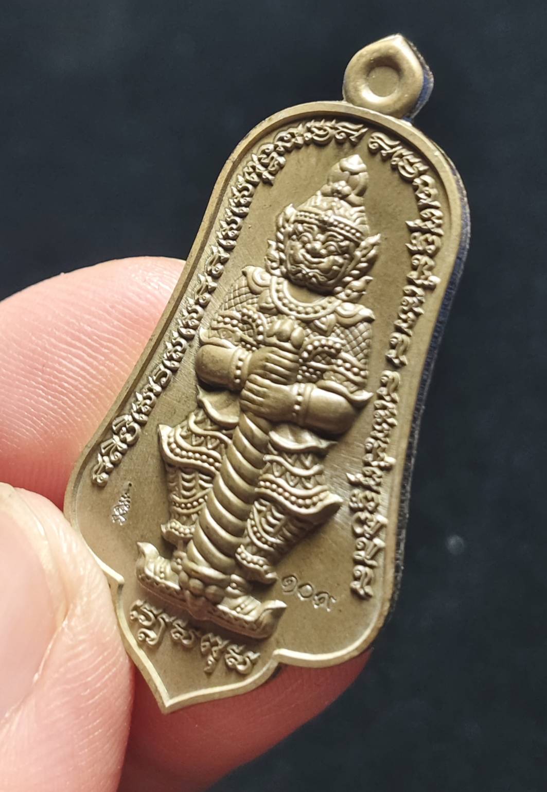 เหรียญท้าวเวสจำปี เนื้อชนวน วัดบ้านฟ่อน จ.เชียงใหม่ 2563