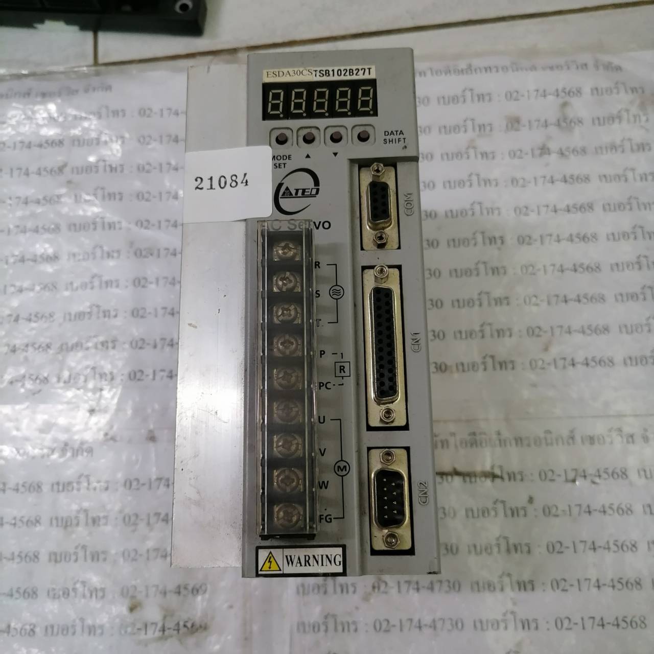 SERVO DRIVE " TECO " MODEL : ESDA-30C