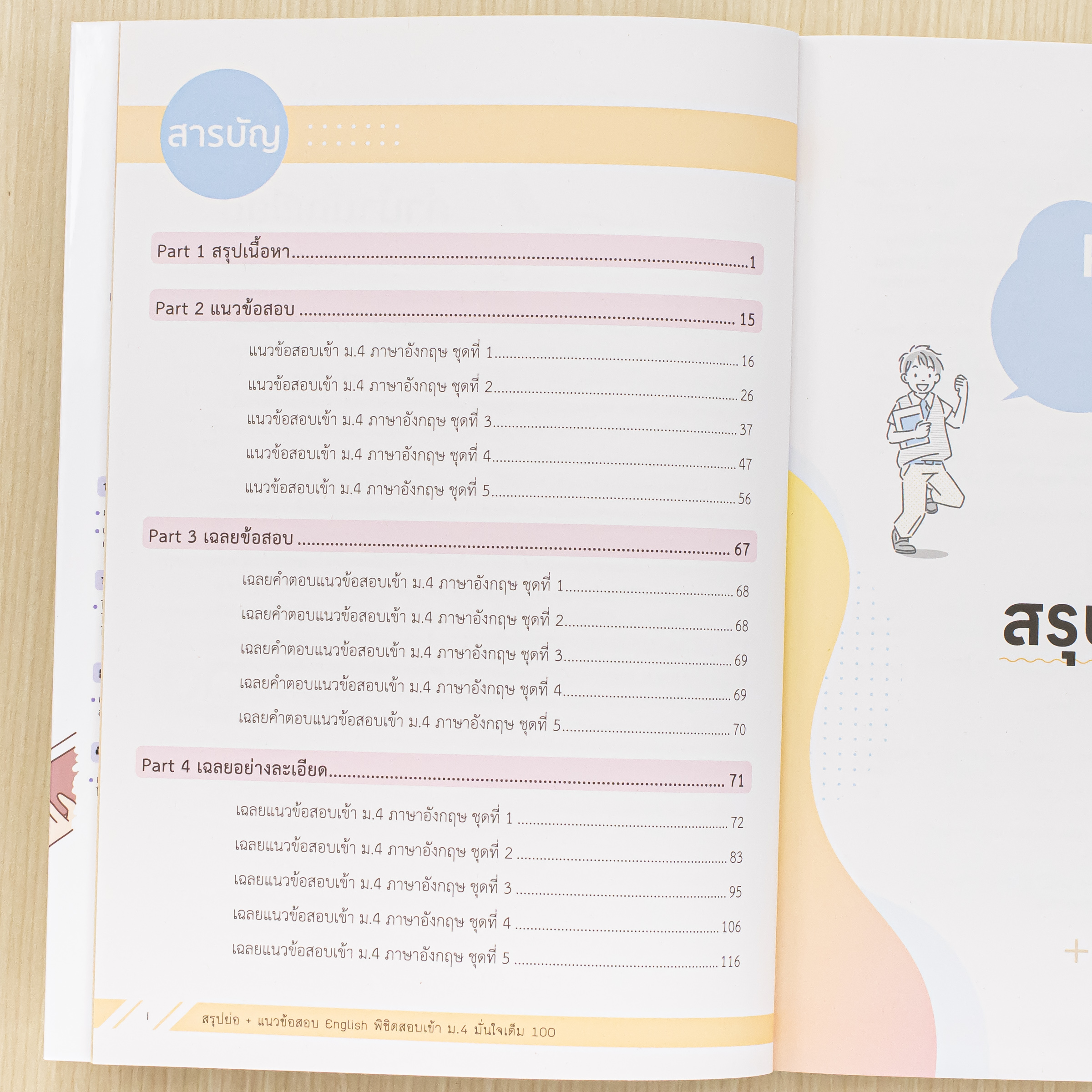 Infopress (อินโฟเพรส) หนังสือภาษาอังกฤษ สอบเข้า ม.4 สรุปย่อ+แนวข้อสอบ English พิชิตสอบเข้า ม.4 มั่นใจเต็ม100-10319