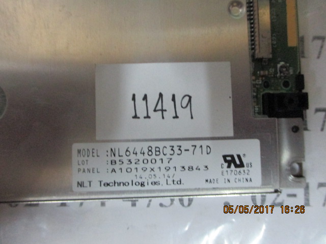 LCD PANEL " NEC " MODEL : NL6448BC33-71D