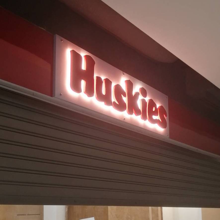 #ป้ายอักษรซิงค์ทำสีไฟออกหลัง