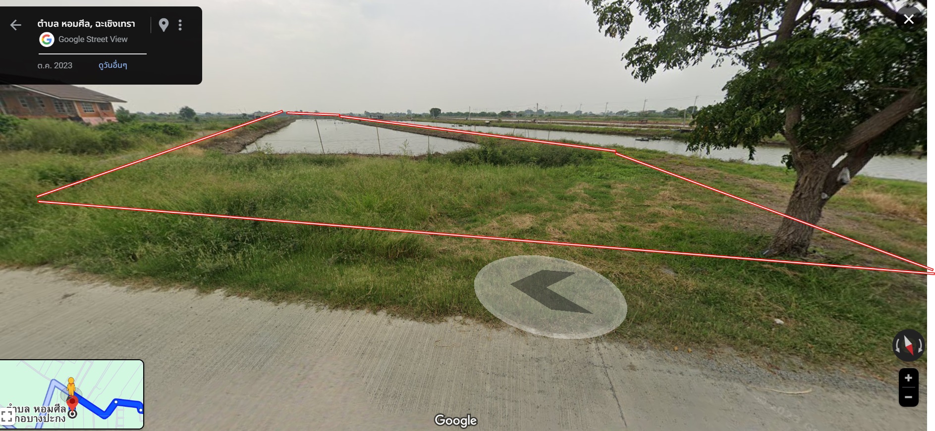 ขายที่ดิน 13-1-42 ไร่ หอมศิล ต.บางเกลือ อ.บางปะกง จ.ฉะเชิงเทรา ที่ดินแปลงสวย หน้าถนนคอนกรีต หลังติดคลองบางครกเหมาะทำร้านอาหาร, ร้านกาแฟ บ่อตกปลา เลี้ยงกุ้ง เลี้ยงปลา ทำการเกษตร หรือที่อยู่อาศัยริมน้ำ