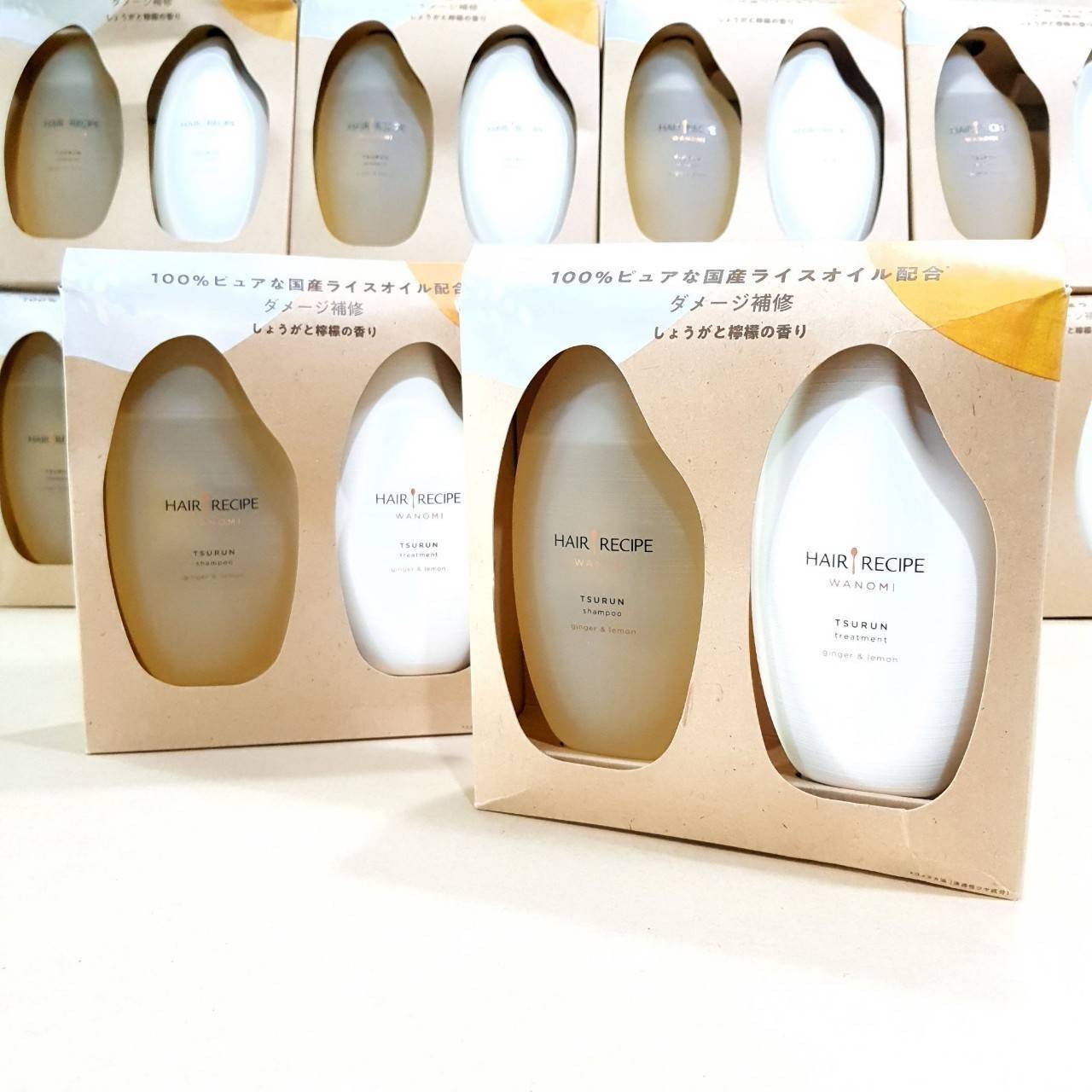 เซตแชมพูและครีมนวด WANOMI HAIR RECIPE Set (和の実)