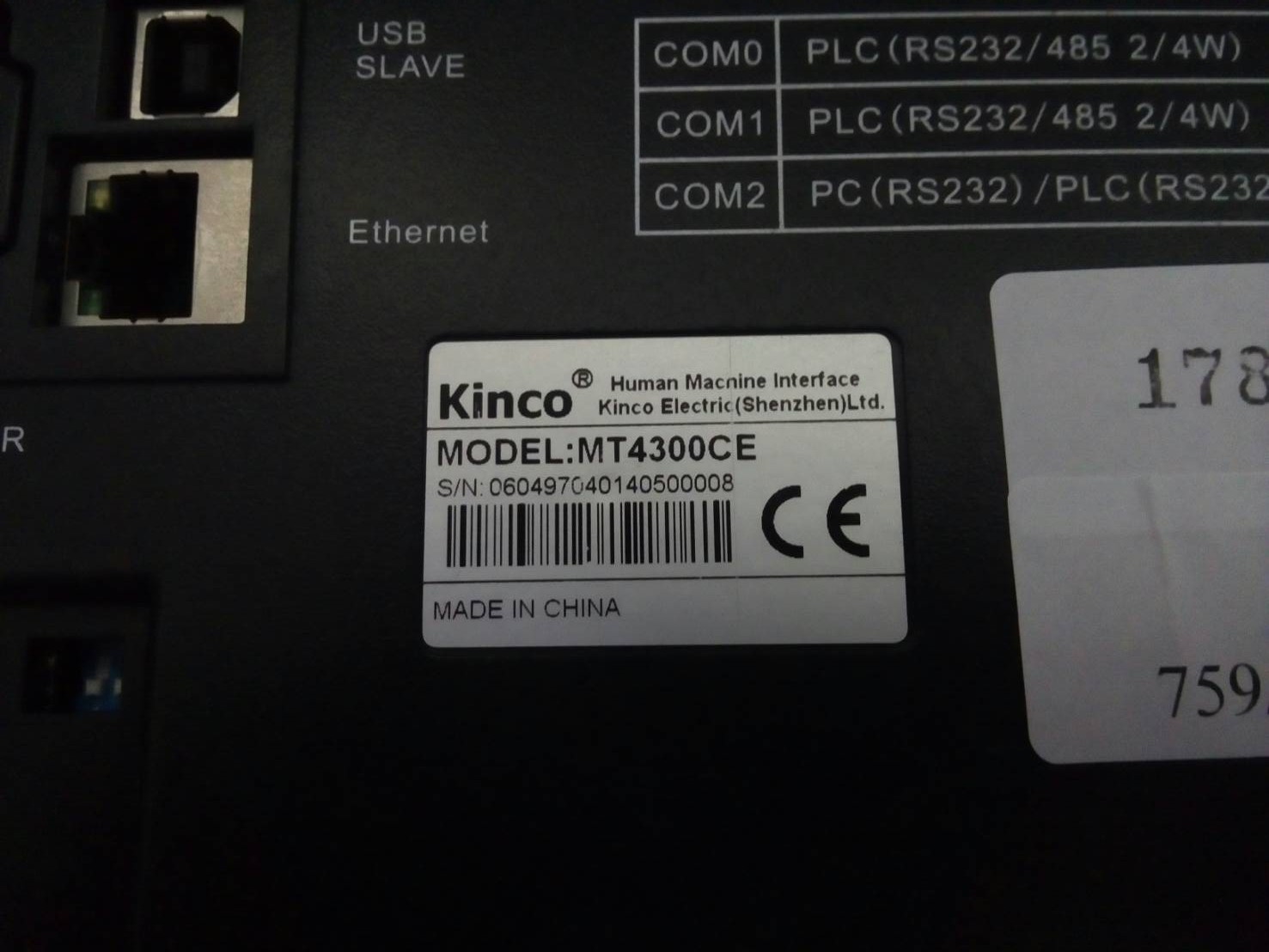 LCD TOUCH SCREEN " KINCO " MODEL : MT4300CE