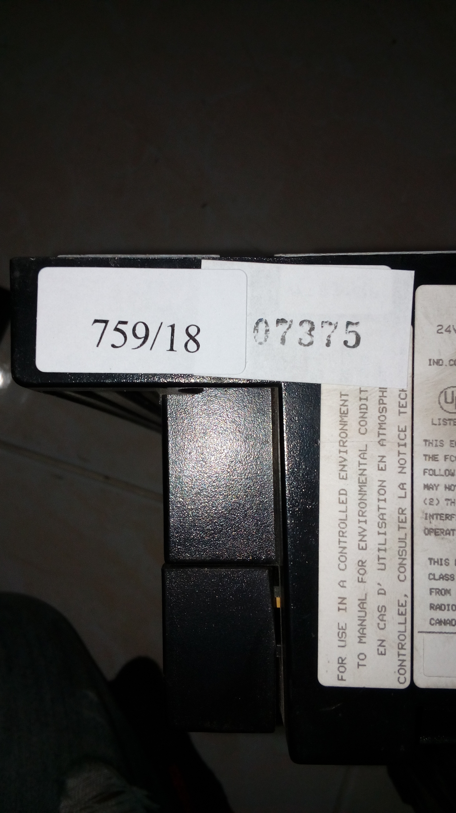 PLC " GE FANUC " MODEL : IC692MDR541C