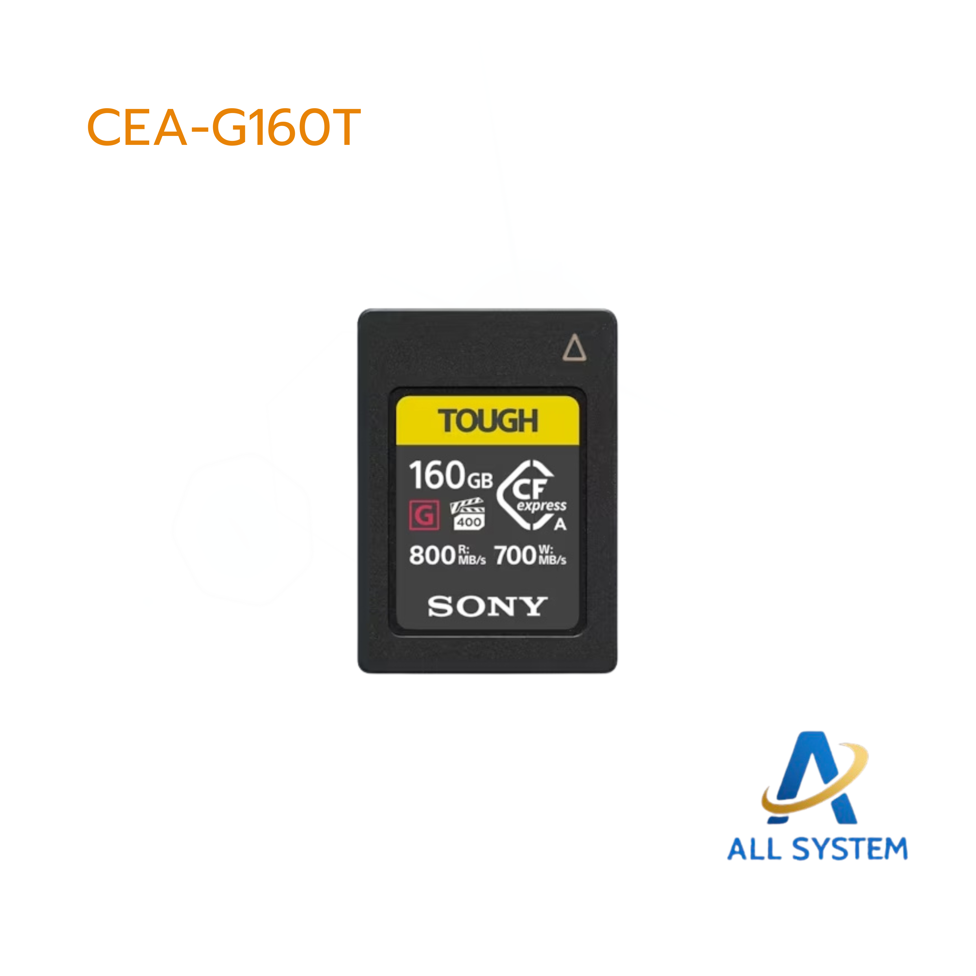 CEA-G160T Sony การ์ดหน่วยความจำ CFexpress Type A ความจุ 160GB